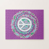 平和サイケデリック ジグソーパズル (横)