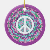 平和サイケデリック セラミックオーナメント (裏面)
