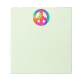 平和サイケデリック ノートパッド (正面)