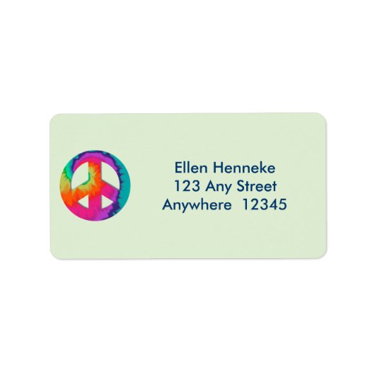 平和サイケデリック ラベル (正面)