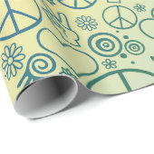 平和サインのシンボル虹 ラッピングペーパー (ロールコーナー)