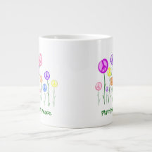 平和サインの花