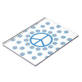 平和サインの花 ノートブック (左側)