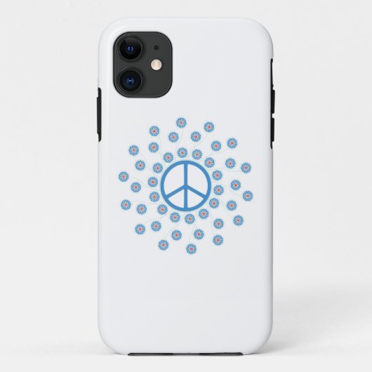 平和サインの花 Case-Mate iPhoneケース (裏面)