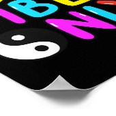 平和サイン愛60s 70s溝深いヒッピー衣装ホール ポスター (角)