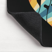 平和サイン愛60s 70s溝深いヒッピー衣装ホール マウスパッド (コーナー)