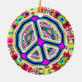 平和サイン曼荼羅 セラミックオーナメント (裏面)