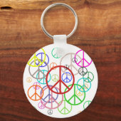 平和サイン キーホルダー (正面)