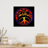 平和サイン – ポスター (キッチン)