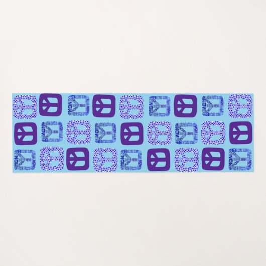 平和サイン ヨガマット (裏面(横))