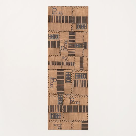 平和サイン ヨガマット (正面)