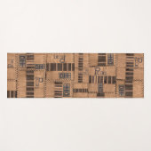 平和サイン ヨガマット (正面(横))