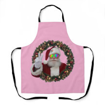 平和サンタクリスマスエプロン