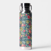 平和シンボルのヒップスター平和主義のサイン ウォーターボトル (正面)