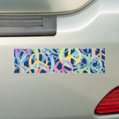 平和シンボルアート バンパーステッカー (車上)