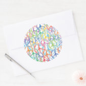 平和シンボルアート ラウンドシール (封筒)