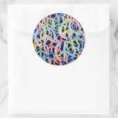 平和シンボルアート ラウンドシール (バッグ)