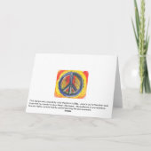 平和シンボルノテカード カード (裏面)