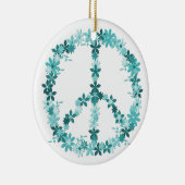 平和シンボル花の力 セラミックオーナメント (右)