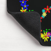 平和シンボル花の力 マウスパッド (コーナー)