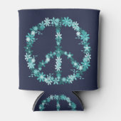 平和シンボル花の力 缶クーラー (正面)