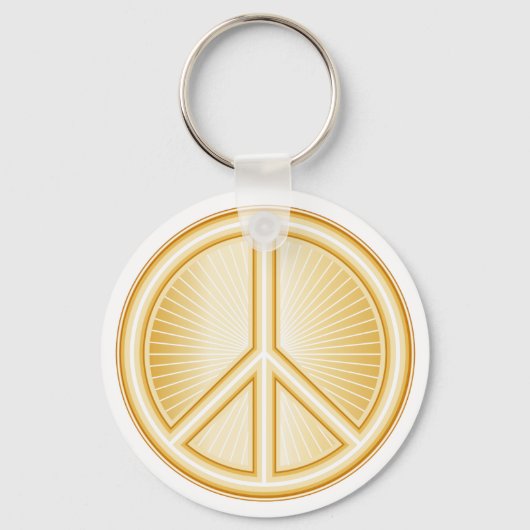 平和シンボル キーホルダー (正面)