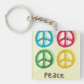平和シンボル キーホルダー (正面)