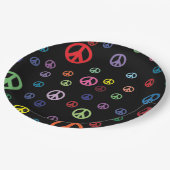 平和シンボル ペーパープレート (アングル)