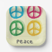 平和シンボル ペーパープレート (正面)