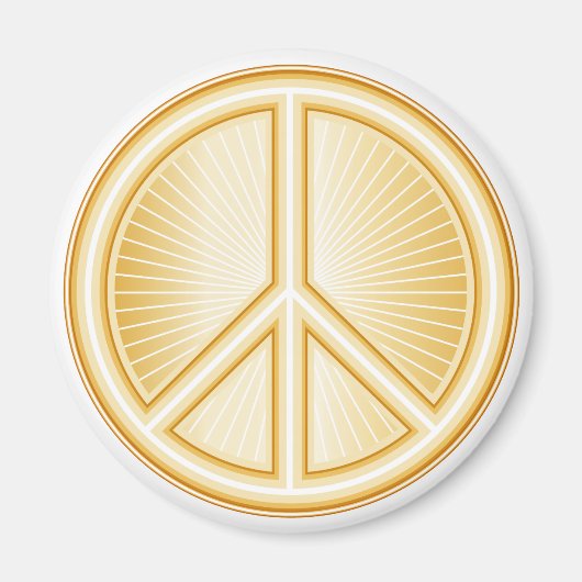 平和シンボル マグネット (正面)