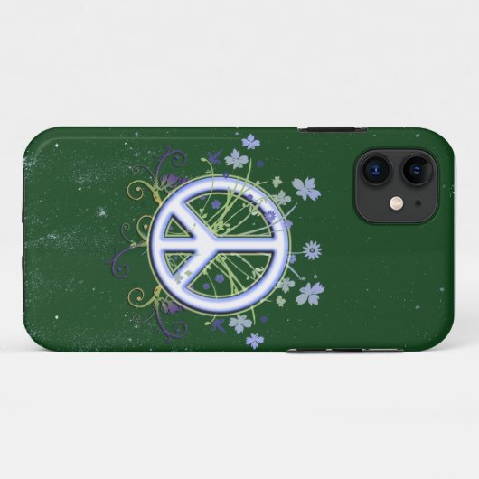 平和シンボル Case-Mate iPhoneケース (裏面(横))