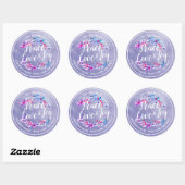 平和ジョイラブクリスマスハッピーニューイヤー ラウンドシール (シート)