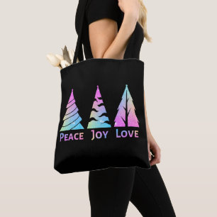 平和ジョイ愛クリスマスツリー トートバッグ