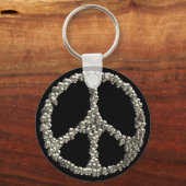 平和スカル キーホルダー (正面)