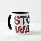 平和ストップ戦争 マグカップ (正面左)