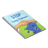 平和ストップ集団暴力握手 ノートブック (右側)