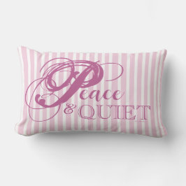 平和ストライプの静装飾用クッション（ピンク） ランバークッション