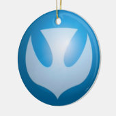 平和スピリチュアル記号 セラミックオーナメント (左)