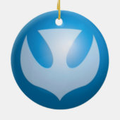 平和スピリチュアル記号 セラミックオーナメント (裏面)