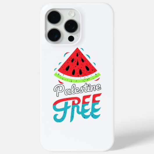 平和スライススイカフリーパレスティナ – サポート Case-Mate iPhoneケース (裏面)