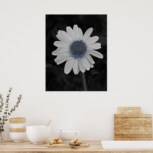 平和デイジー ポスター (キッチン)