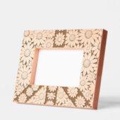 平和デイジー レーザー彫刻フレーム (左)