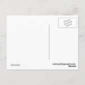 平和ハト飛んでいるブはがき ポストカード (裏面)