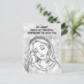 平和ハート ポストカード (スタンド正面)