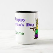 平和バッタが付いているSt. Urhoのマグ マグカップ (中央)