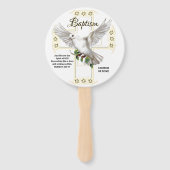 平和バプテスマ ハンドファン (裏面)