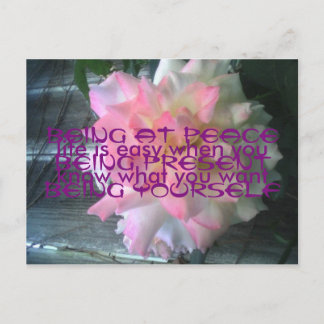 平和バラはがき ポストカード