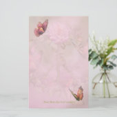 平和バラ文房具 便箋 (スタンド正面)