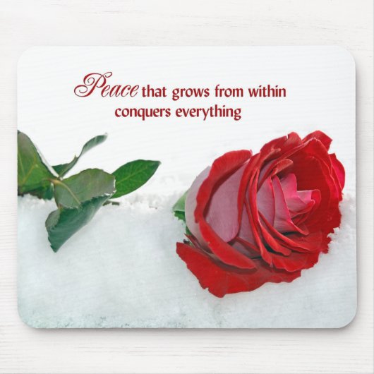 平和バラ マウスパッド (正面)