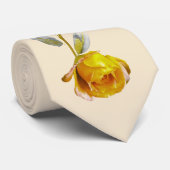 平和バラw淡い色のグリーン&金ゴールド離れズタイ結婚プ ネクタイ (ロール)